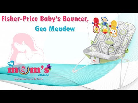 Fisher-Price Baby's Bouncer, Geo Meadow | Baby soothing bouncer | Baby Gear | Mymumschoice