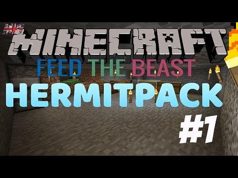 FTB HERMITPACK HERMITCRAFT MINECRAFT 1.10.2 (v1.0.1) Lets Play Episode 1 - IM SO PUMPED!
