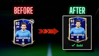 HOW TO SELL UNTRADABLE CARD IN FC MOBILE | EASY 5M COINS PROFIT