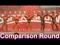 Pre judging Comparison Round Greg Doucette Clasic Physique IFBB PRO