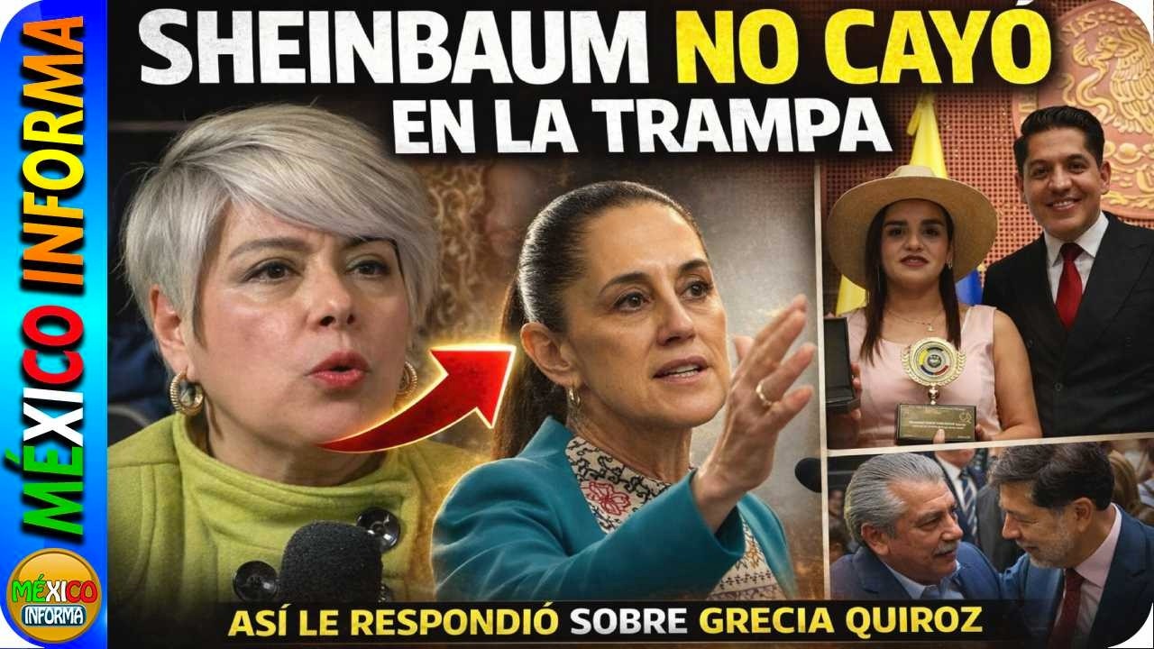 SHEINBAUM SACA LA TARJETA ROJA. ESTO DIJO DEL MUNDIAL. INFODEMIA SE DISCULPA. SENADOR APOYA A GRECIA