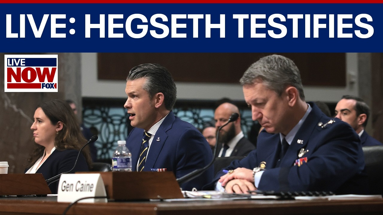 LIVE 10AM ET: Hegseth testifies before House Armed Services Committee amid Iran war
