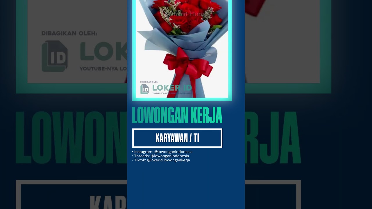 CEWEK / COWOK YANG PINTER RANGKAI BUNGA