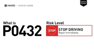 OBD Code p0432 Guide to Repair