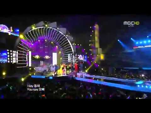 Super Junior, SHINee - Oppa Oppa on 2011 MBC Gayo Daejun