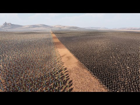 1.000.000 PERSIANS vs 1.000.000 FOOTMAN - Ultimate Epic Battle Simulator 2 UEBS2
