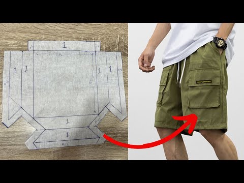 CARGO POCKET SIMPLIFIED (HOW TO DRAW THE PATTERN)