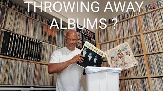 Trashing, donating and giving away record albums and CDs ?