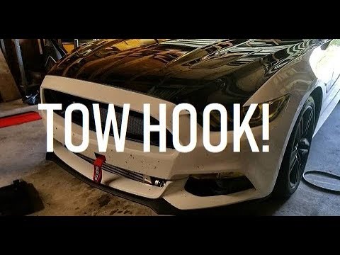 S550 Ford Mustang Tow Hook installation