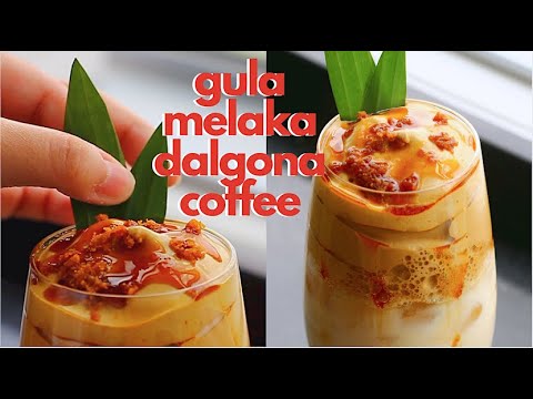 GULA MELAKA DALGONA COFFEE | Bakestarters Recipes