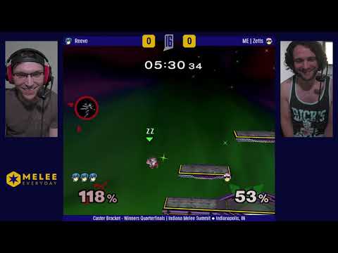 Indiana Melee Summit 2019 - Reeve (Marth) vs ME | Zetts (Falco/Falcon) - Caster Bracket - Winners SF