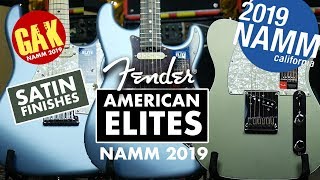 Video thumbnail for Namm 2019 | New Fender Elites in SATIN! by GAK