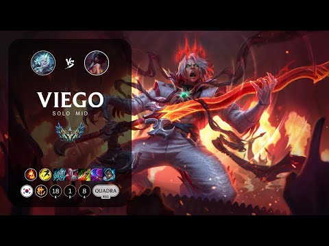 Viego Mid vs Akali - KR Challenger Patch 12.23