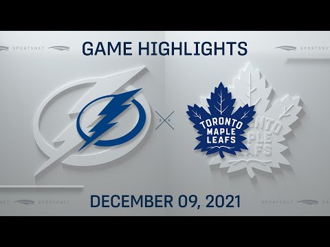 NHL Highlights | Lightning vs. Maple Leafs - Dec 9, 2021