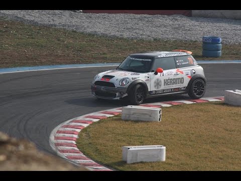 Mini JCW at the 1st rally circuit Daniel Bonara