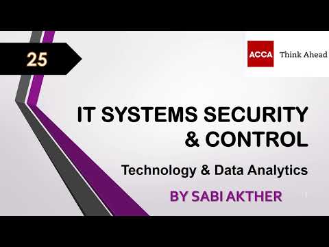 ACCA I Strategic Business Leader (SBL) I IT Systems Security & Control - SBL Lecture 25