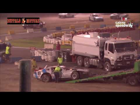 Aug 20 at TWW Cairns Speedway - Buffalo Motors Super Street Sedans NQ Titles heat 1