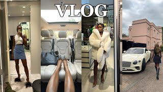 VLOG: GET INTO FASHION, BOTTEGA VENETA COAT, A DAY WITH BENTLEY, MOVIE PREMIERES & BRIDESMAID BRUNCH