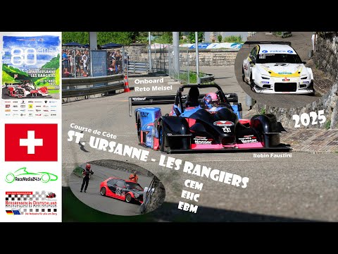 St Ursanne - Les Rangiers 2025 | Speed Hillclimb Best of | Onboard Reto Meisel | RaceMedia24.tv