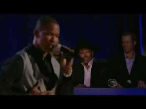 Jamie Foxx Singing at the CBS George Strait Special