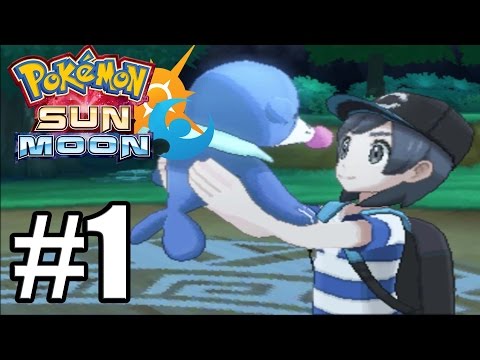 Pokemon Sun & Moon Gameplay Walkthrough Part 1 - Intro - Full Game [ 3DS ]
