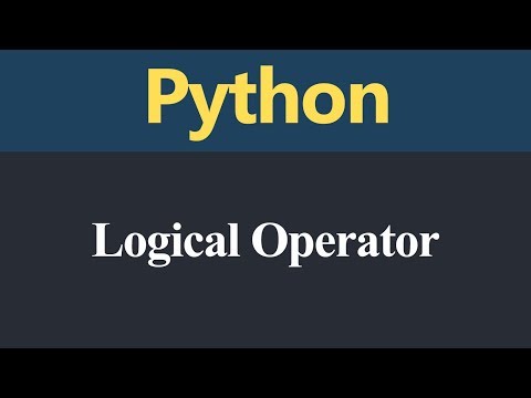 Logical Operators in Python Hindi