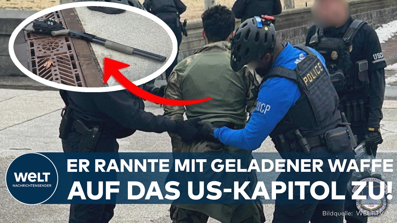 WASHINGTON: Attentat vereitelt? 18-Jähriger wollte US-Kapitol mit geladener Schrotflinte stürmen!