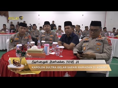 KAPOLDA SULTRA GELAR SAFARI RAMADAN DI KONSEL, BERI SANTUNAN DAN PERKUAT SINERGI