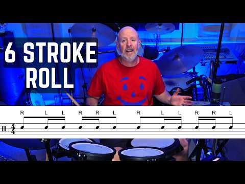 BEST 6 Stroke Roll Drum RUDIMENT Practice Video