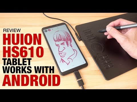 Grafinė planšetė HUION HS610 video