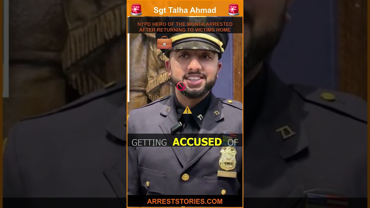 NYPD HERO OF THE MONTH ARRESTED AFTER RETURNING TO VICTIMS HOME