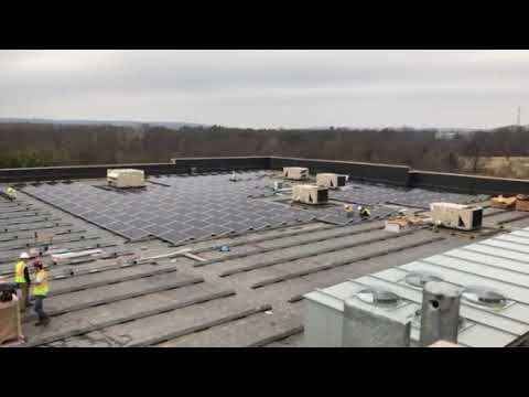 Timelapse of Commercial Solar Installation