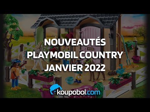 Vidéo PLAYMOBIL Country 70999 : 3 Chevaux : Frison, Knabstrupper et Andalou