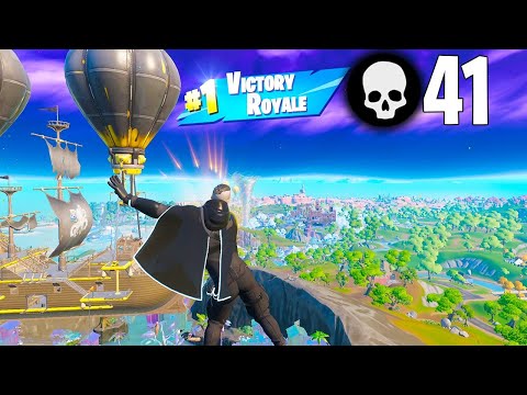 41 Elimination Solo vs Squads Win (Fortnite Chapter 3 Full Gameplay Season 4)