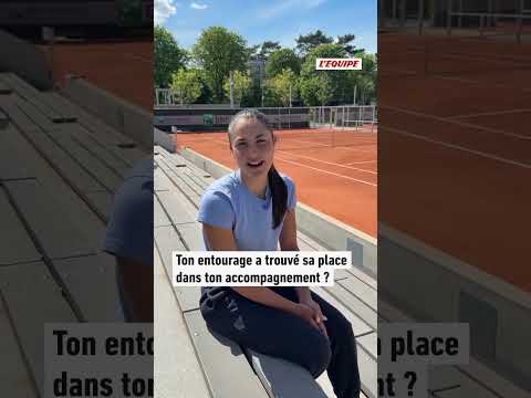 🔥 Eleejah Inisan raconte Son premier Roland-Garros l’an passé et les rêves qui la portent #shorts