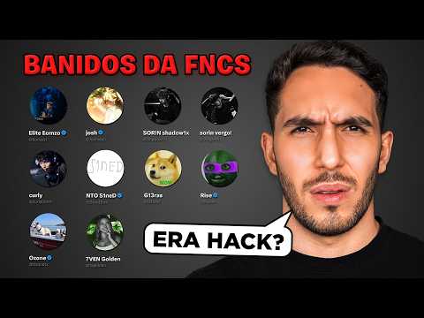 10 Pro Players BANIDOS DA FNCS por causa DISSO! 😬