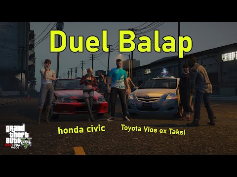 Di Ajak Duel Balap Liar Sama Cewek - Eps 69 - GTA V Mods Indonesia