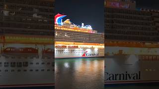 📍🚢CARNIVAL SHIP NIGHT VIEW #viewersloverviews