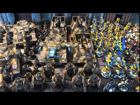 Armageddon Steel Legion vs. Aeldari Iyanden [Kreuzzug 2020 - 90] Warhammer 40k Battle Report Deutsch