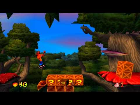 Crash Bandicoot 2: Cortex Strikes Back 100% Walkthrough HD - Part 6: Crash Dash