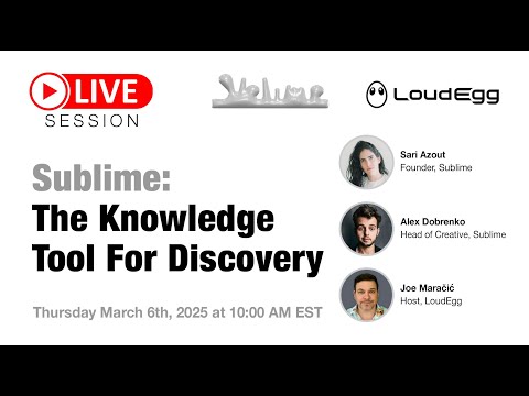 Sublime Review and Webinar - Knowledge Tool For Discovery