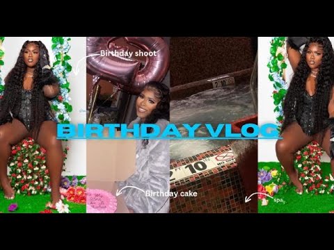 25th birthday vlog || phootshoot, spa day, relaxation, dinner, makeup, lashes ; Amor Jasmine