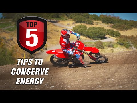 Top 5 Tips to Conserve Energy on a Motocross Track