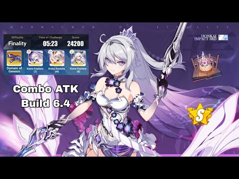 Honkai Impact 3 6.4 Elysian Realm Finality - S0 Herrscher of Finality Combo Spam Build (Full Run) 4K