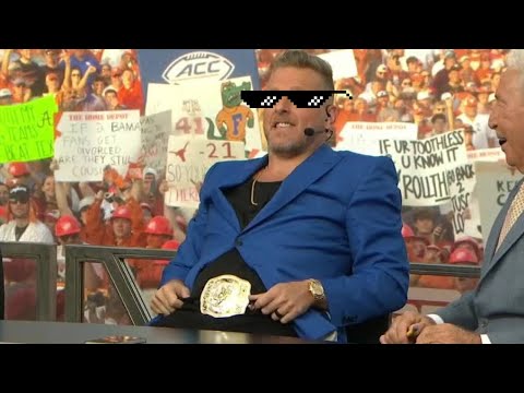 Pat McAfee College Game Day Funny Moments Compilation