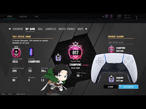 R6 Console Ranked: How I Hit *CHAMPION* In Crystal Guard