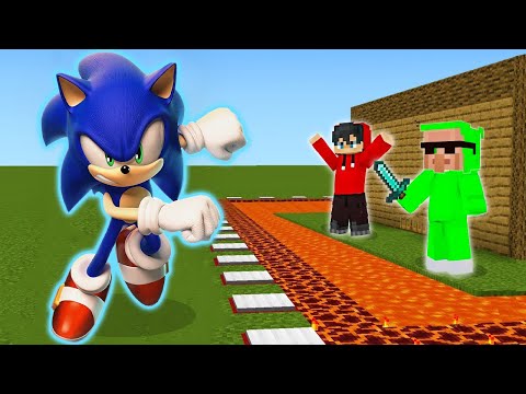 SONIC VS SICHERSTES HAUS! Minecraft