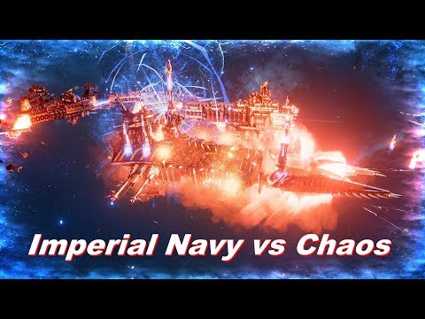 Imperial Navy vs Chaos! Rank 168, Heroic Difficulty, 1500 Points - Battlefleet Gothic Armada