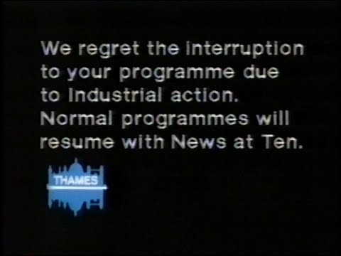 Thursday 12th January 1984 ITV Thames - Shelley - Adverts - TV Eye - Strike - News At Ten - ITN