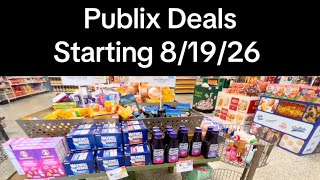 Publix Deals Starting 8/19/26 - Lots of good BOGO!!! 